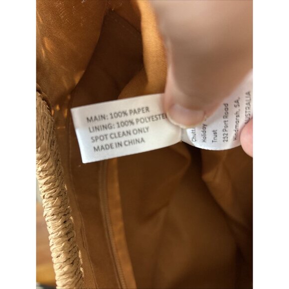 Brave+True Moonshine Bag Bohemian Summer Square Tote Brown NEW - Picture 7 of 7